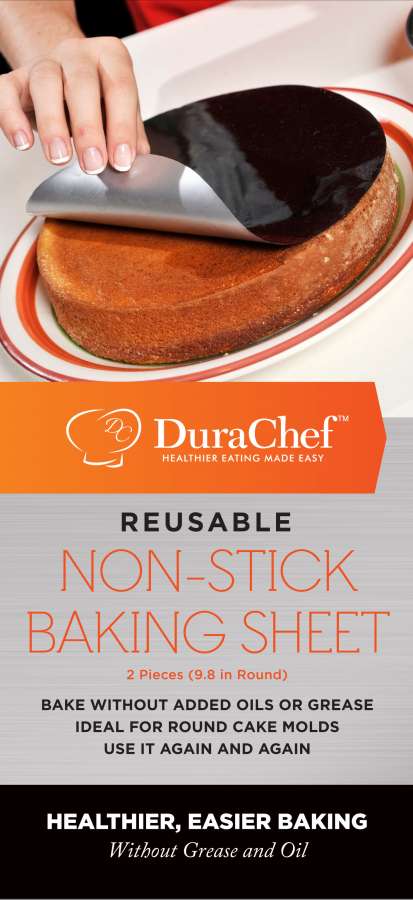 Non-Stick Baking Sheet - Round (2 Pack) 2