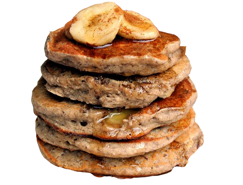 Banana Buckwheat Pancakes