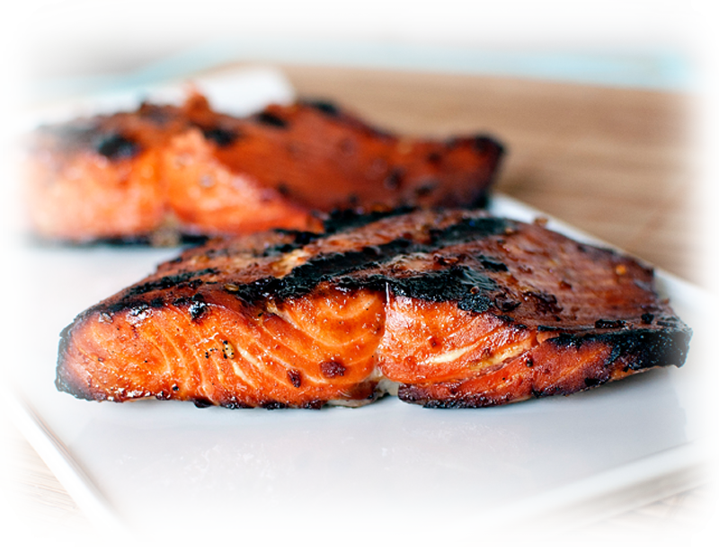 Barbecue Roasted Salmon